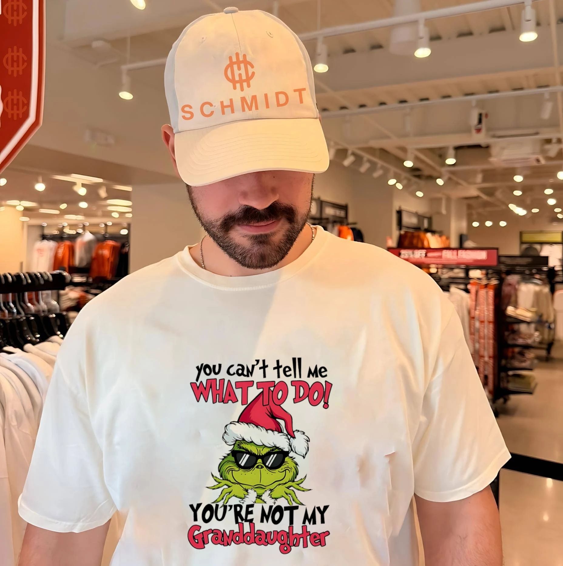 You can’t tell me what to do you’re not my granddaughter Grinch shirt