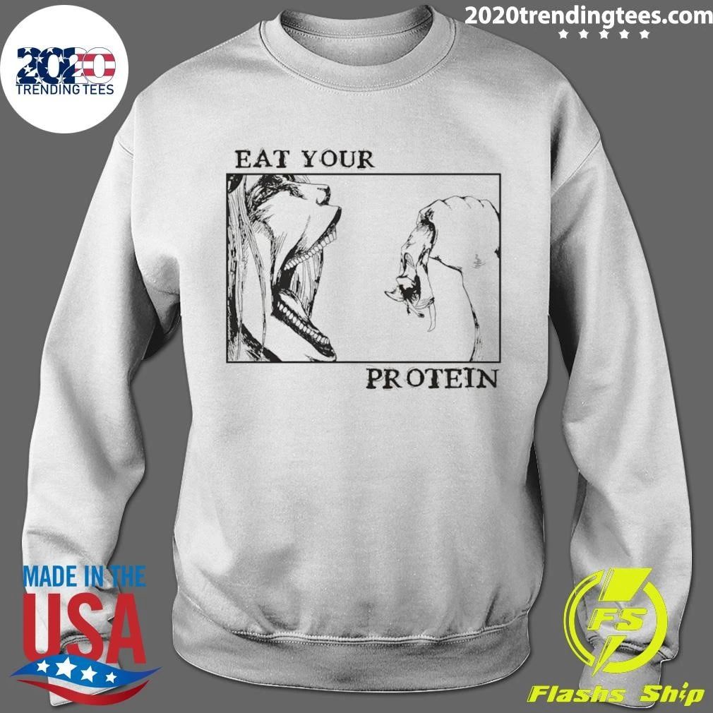 Attack On Titan Eat Your Protein Anime Shirt