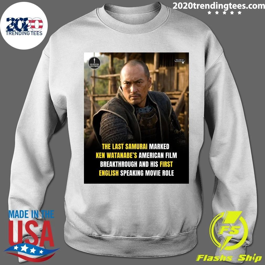 The Last Samurai Marked Ken Watanabe’s American Film Breakthrough and His First English Speaking Movie Role Shirt