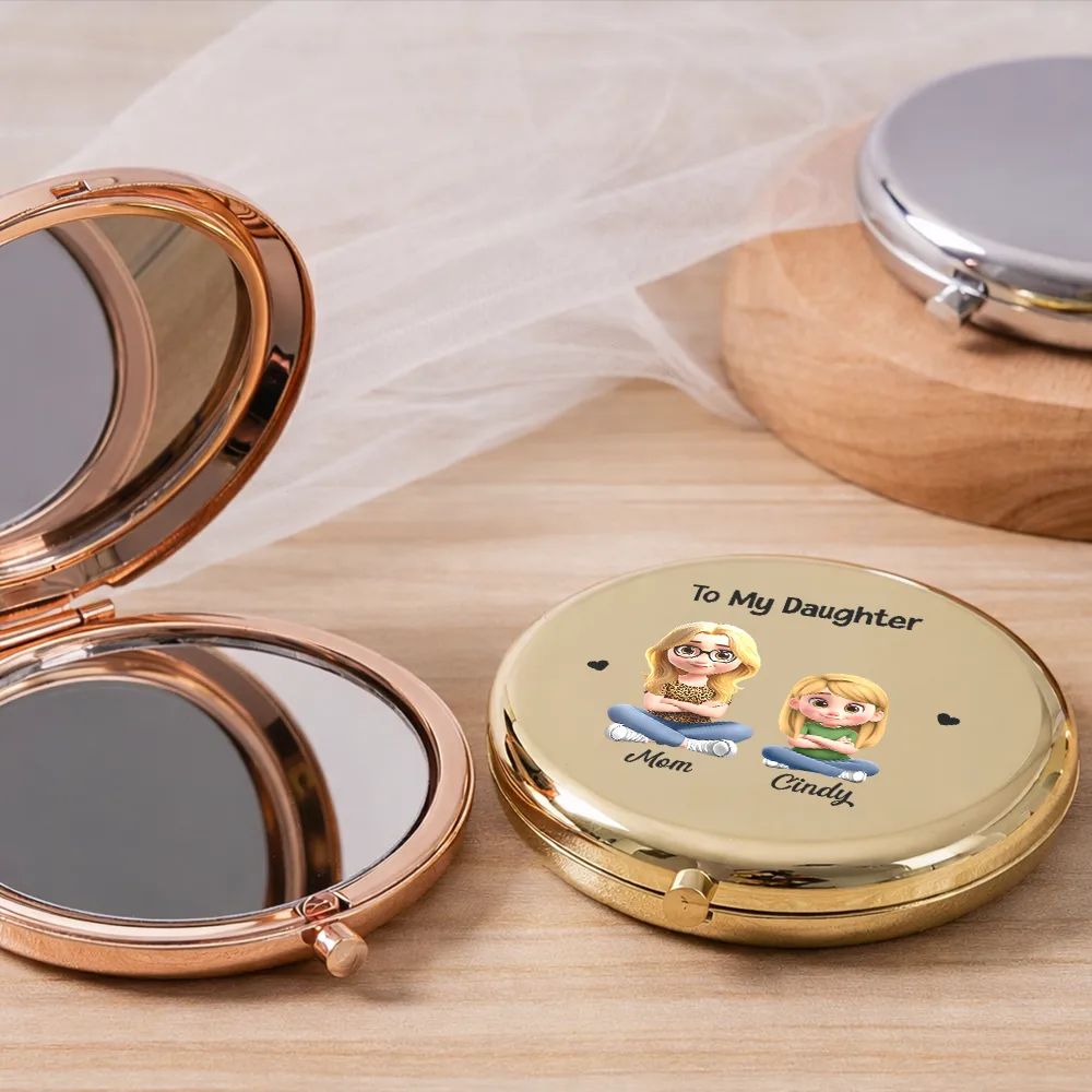 Mother Daughter How Special You Are To Me - Personalized Compact Mirror