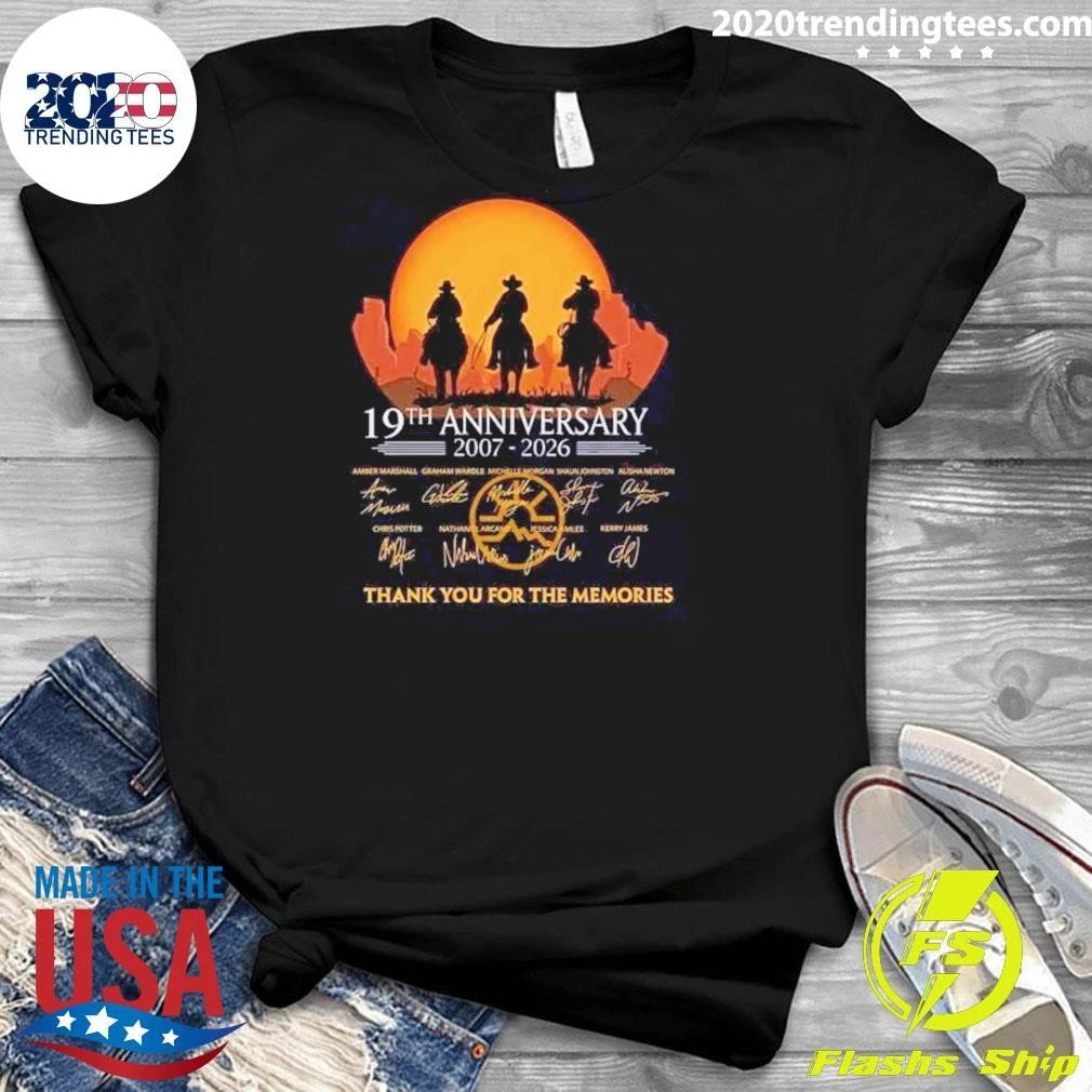 Heartland 19th Anniversary 2007-2026 Thank You For The Memories Signature Shirt
