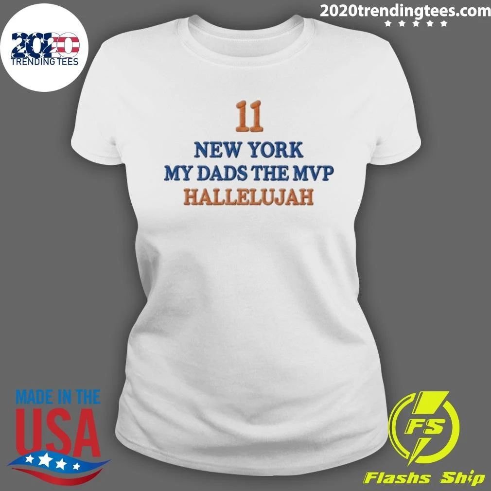 Jalen Brunson New York My Dads The Mvp Hallelujah Print Shirt