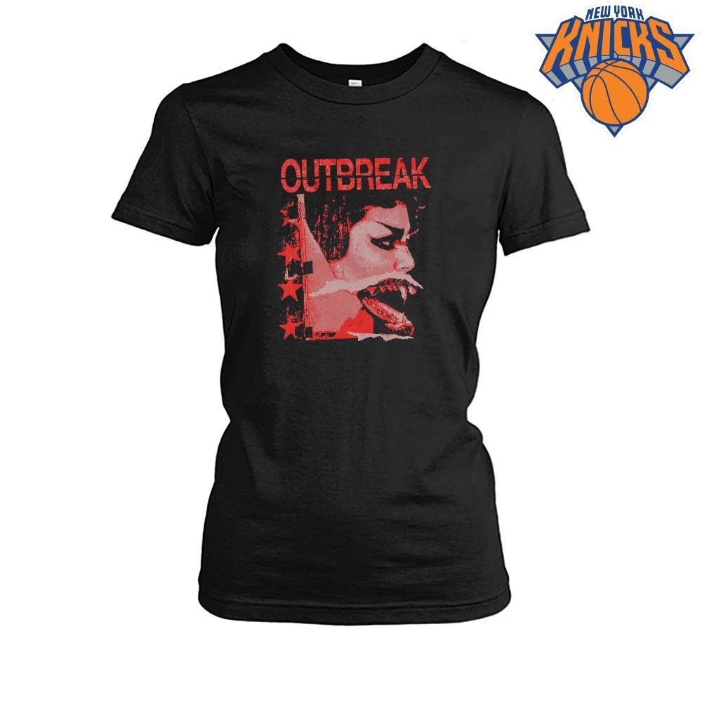 Outbreak Vampire Zombie Face Horror Gothic Grunge Punk Rock Aesthetic Shirt