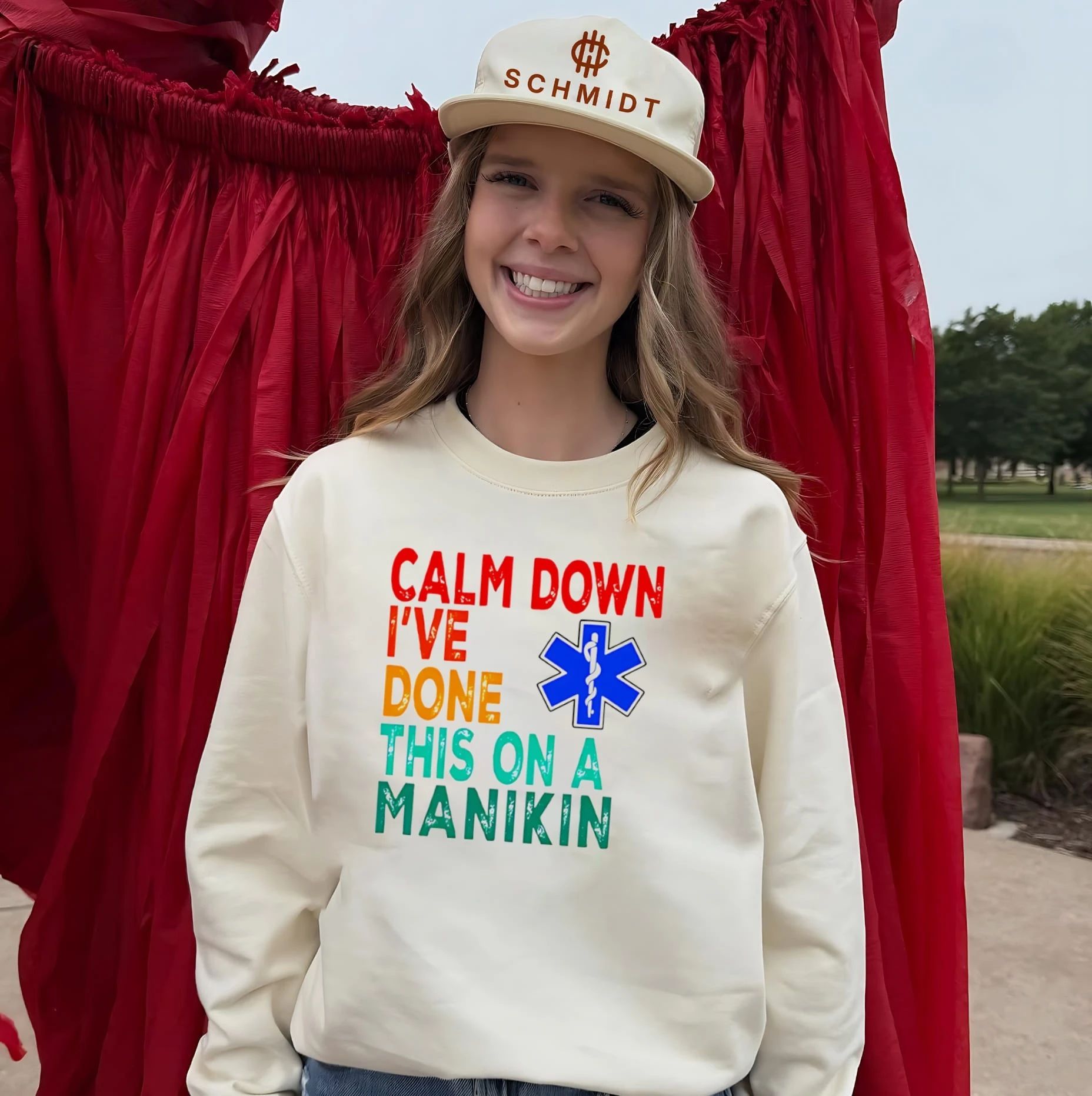 Calm Down I’ve Done This on a Manikin EMT shirt