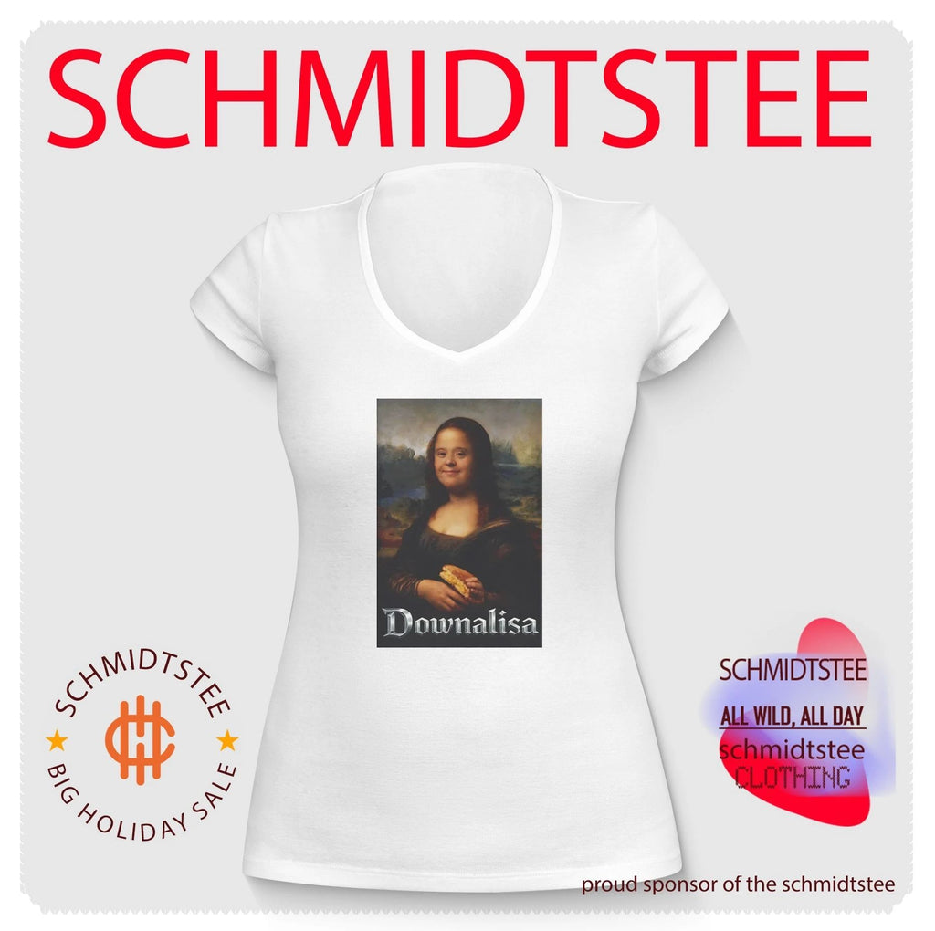 Downalisa Monalisa parody shirt