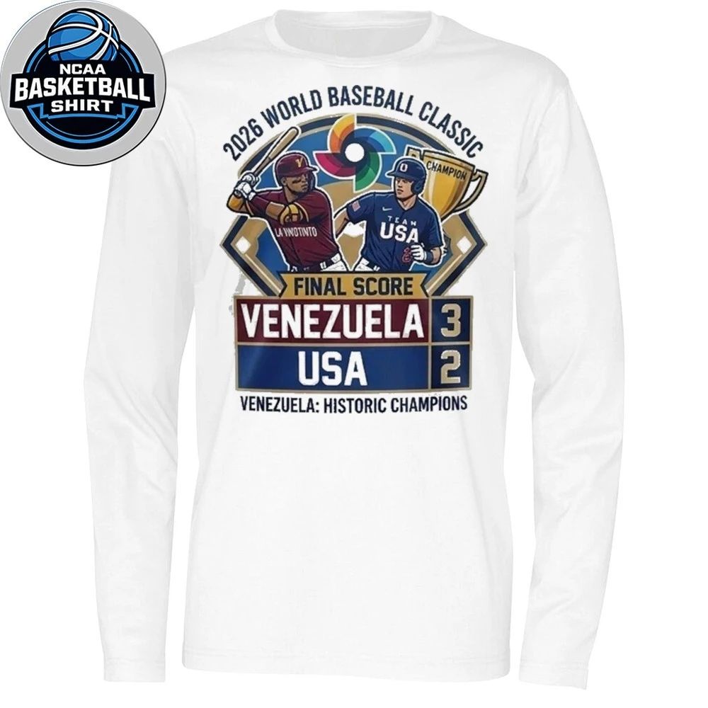 Venezuela beats USA to win 2026 World Baseball Classic championship Logo T-Shirt