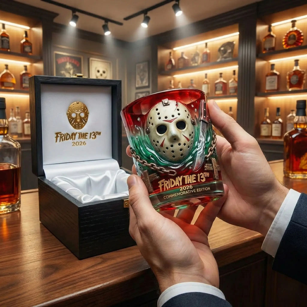 Friday the 13th 2026 Commemorative Edition Whiskey Glass