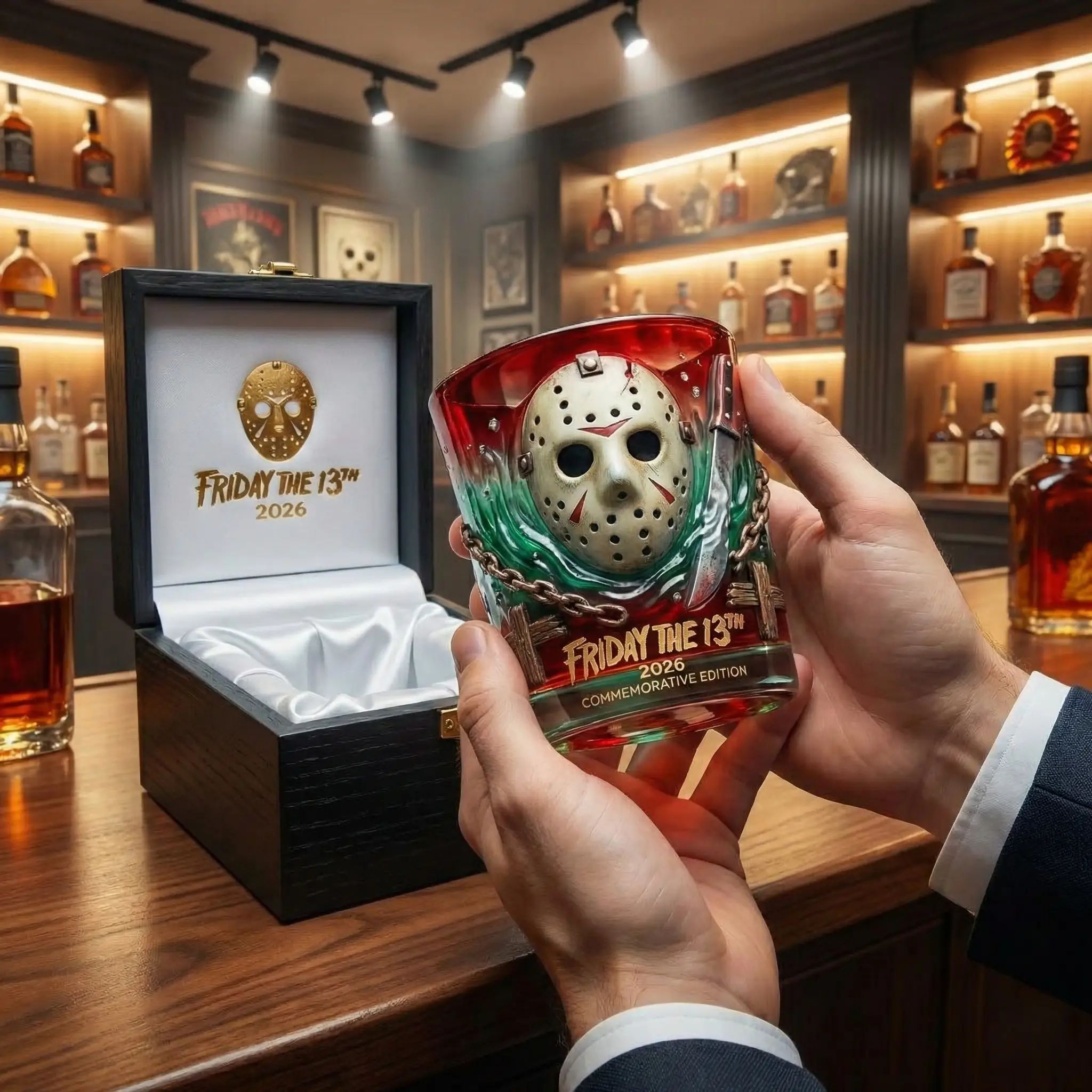 Friday the 13th 2026 Commemorative Edition Whiskey Glass