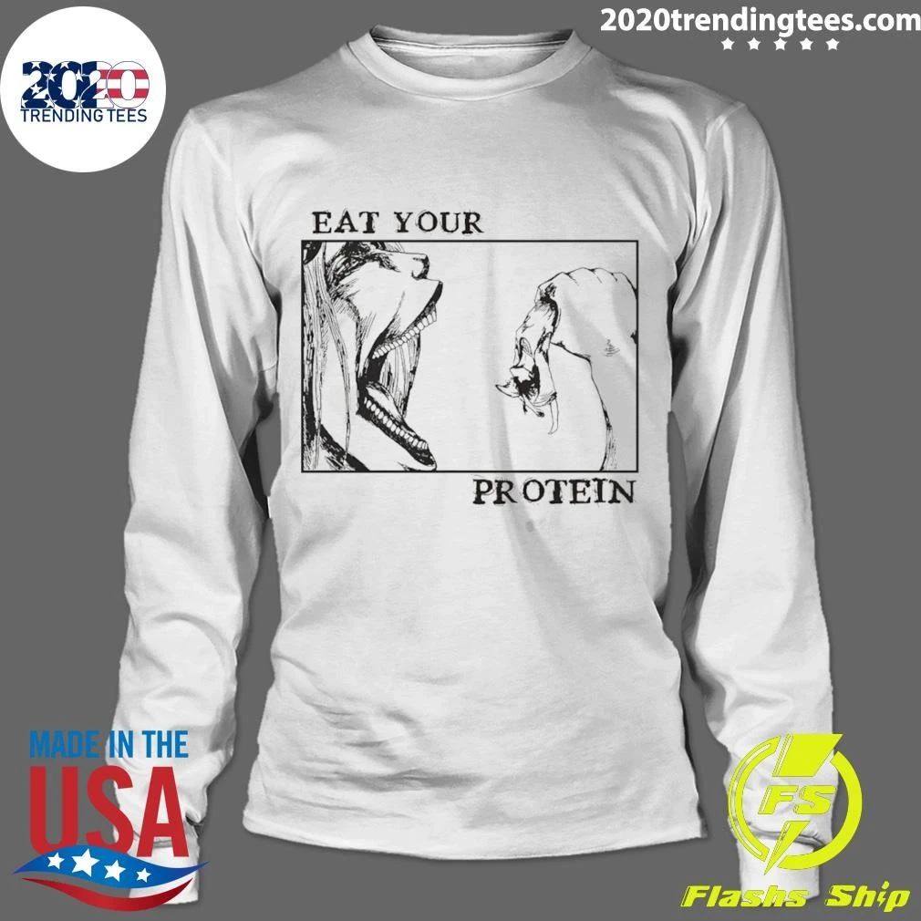 Attack On Titan Eat Your Protein Anime Shirt