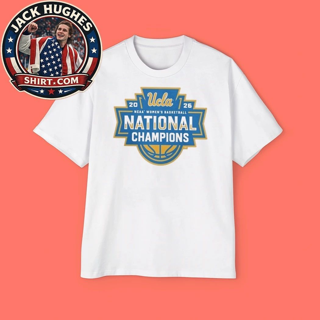 UCLA Bruins 2026 NCAA Women’s Basketball National Champions Fast Lock Logo T-Shirt