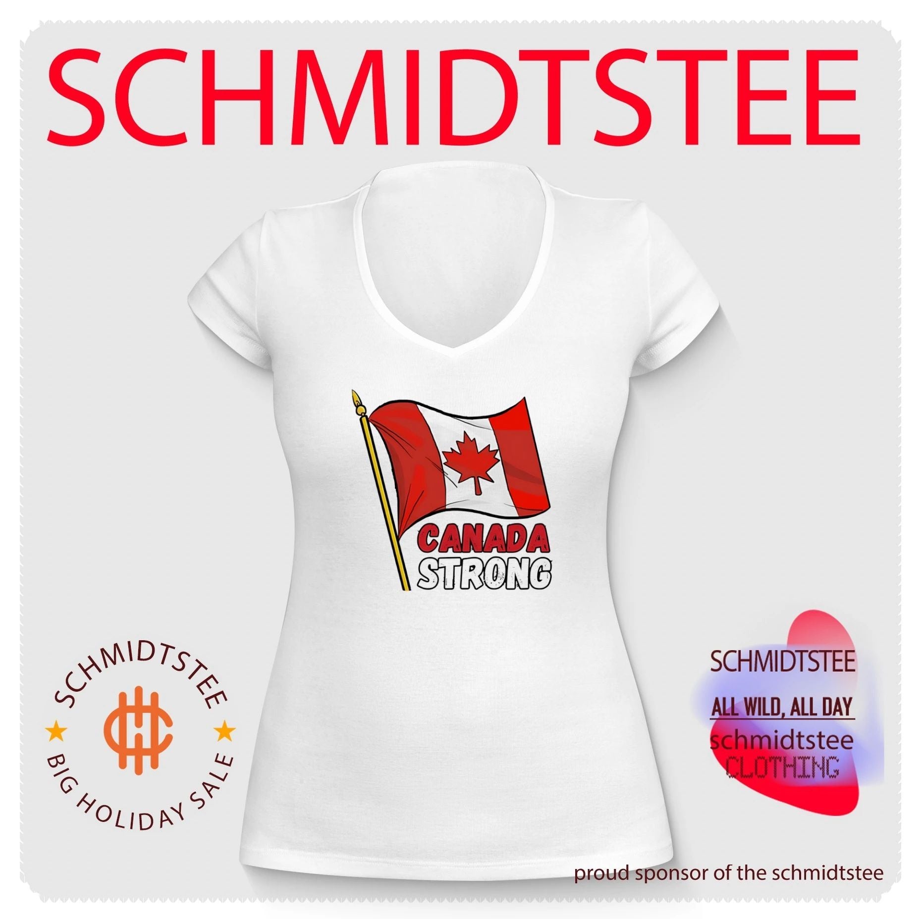 Canada Strong Flag Canadian Pride shirt