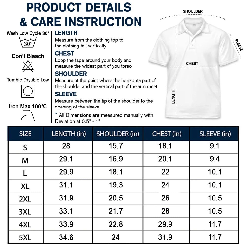 Husband Summer Vibe Hidden Funny Naughty Pattern - Personalized Polo Shirt