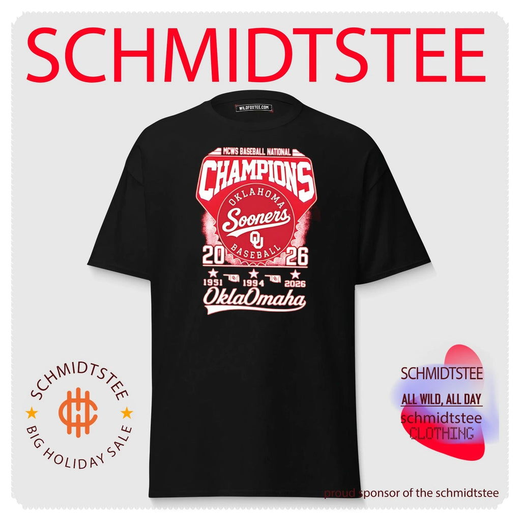 Oklahoma Sooners baseball 2026 MCWS Champions 3 Time OklaOmaha shirt