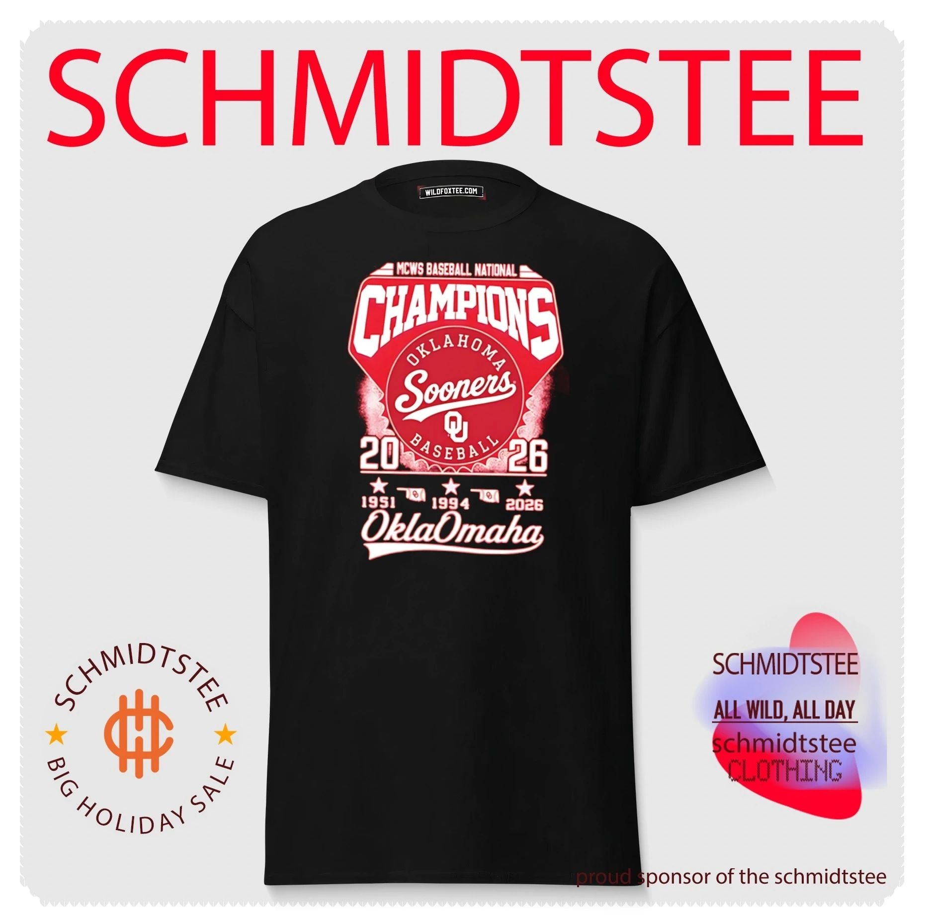 Oklahoma Sooners baseball 2026 MCWS Champions 3 Time OklaOmaha shirt