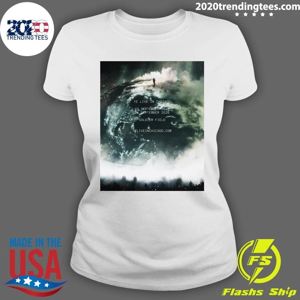 Kanye West Ye Live In Chicago On 3 And 4 September 2026 Shirt