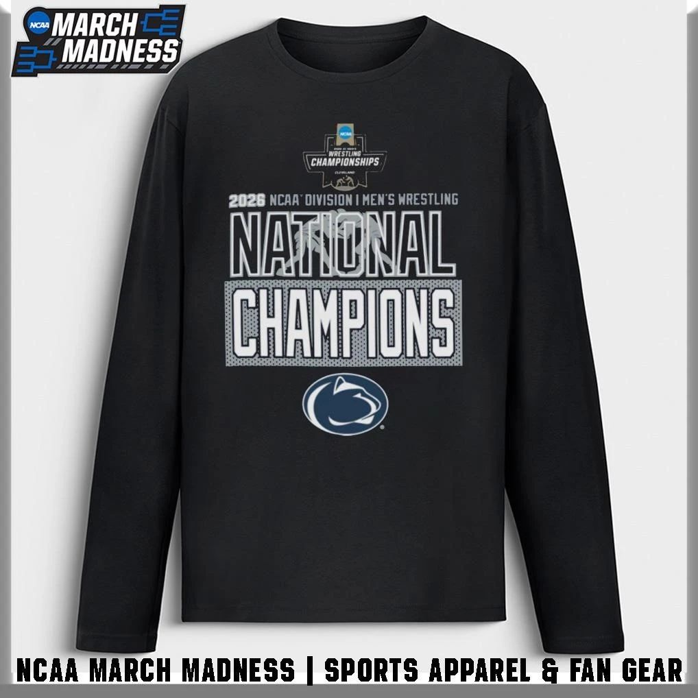 Penn State Nittany Lions 2026 NCAA Men’s Wrestling National Champions T-Shirt