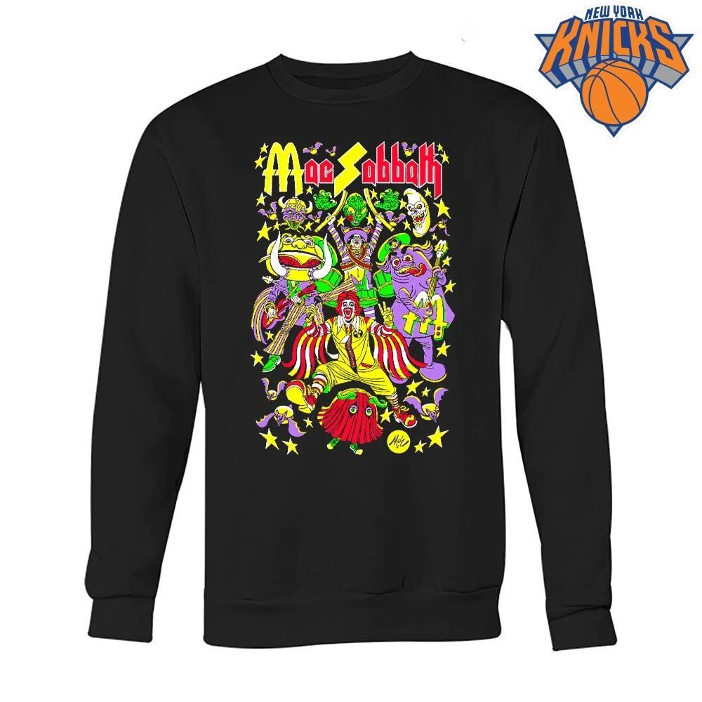 Mac Sabbath Ronald McDonald Parody Heavy Metal Band Shirt