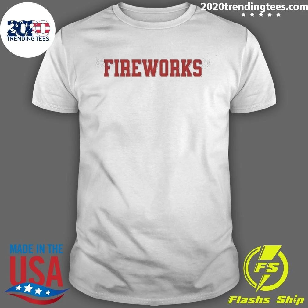 Fireworks America 250 Years 4th Of July Shirt
