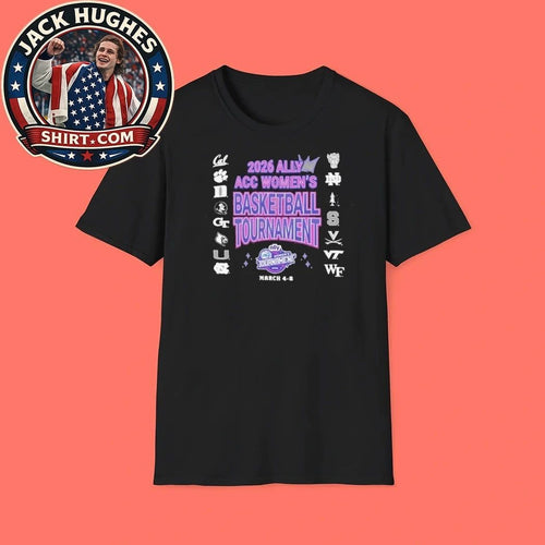 2026 Ally Acc Womens Basketball Tournament Team Logo Shirt