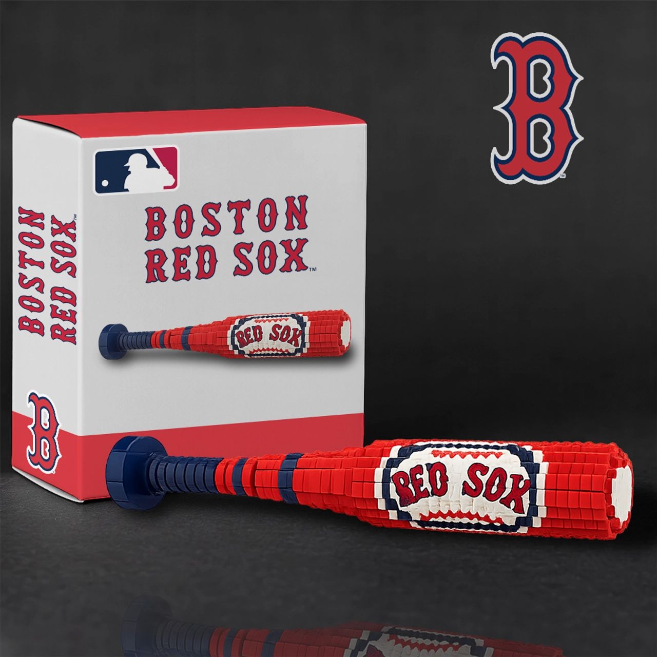 Boston Red Sox Baseball Bat Building Blocks Set