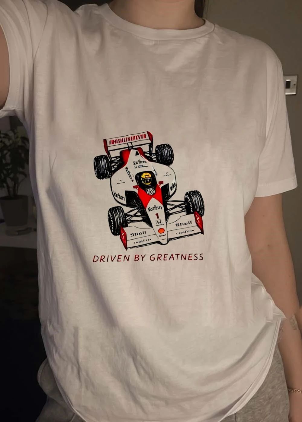 Driven by Greatness Formula 1 Racing Finishlinefever McLaren T-Shirt