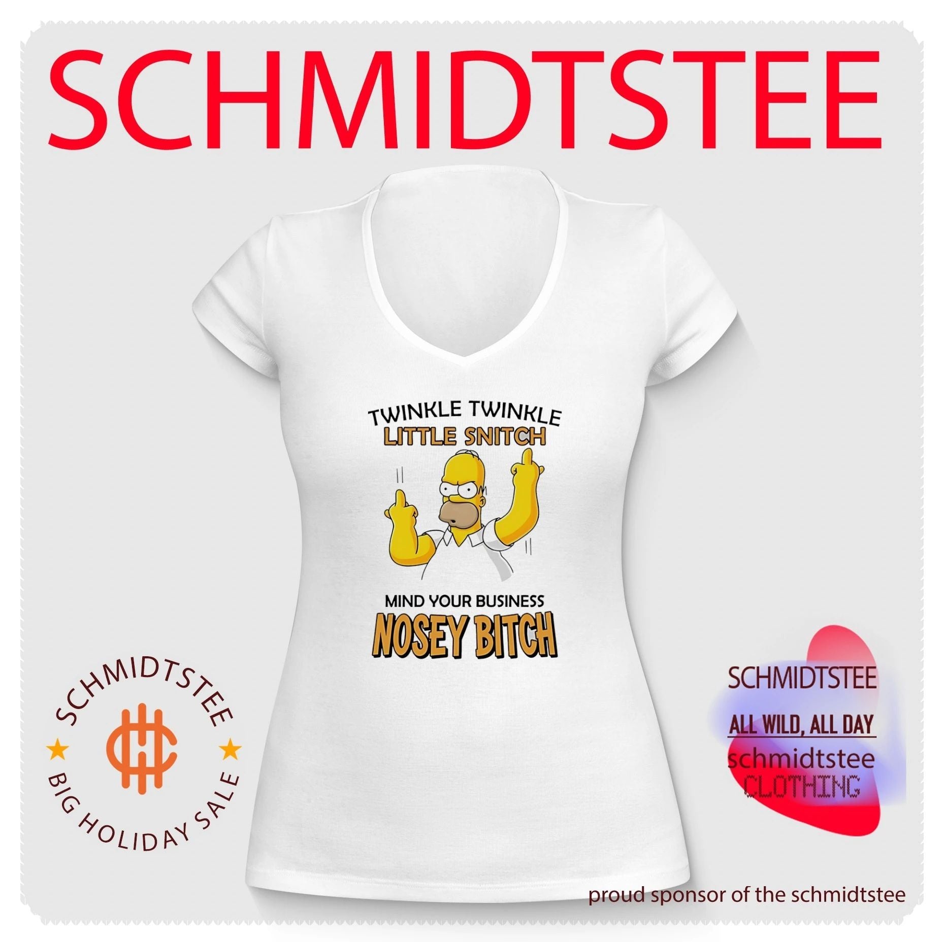 Twinkle twinkle little snitch mind your business nosey bitch Simpson shirt