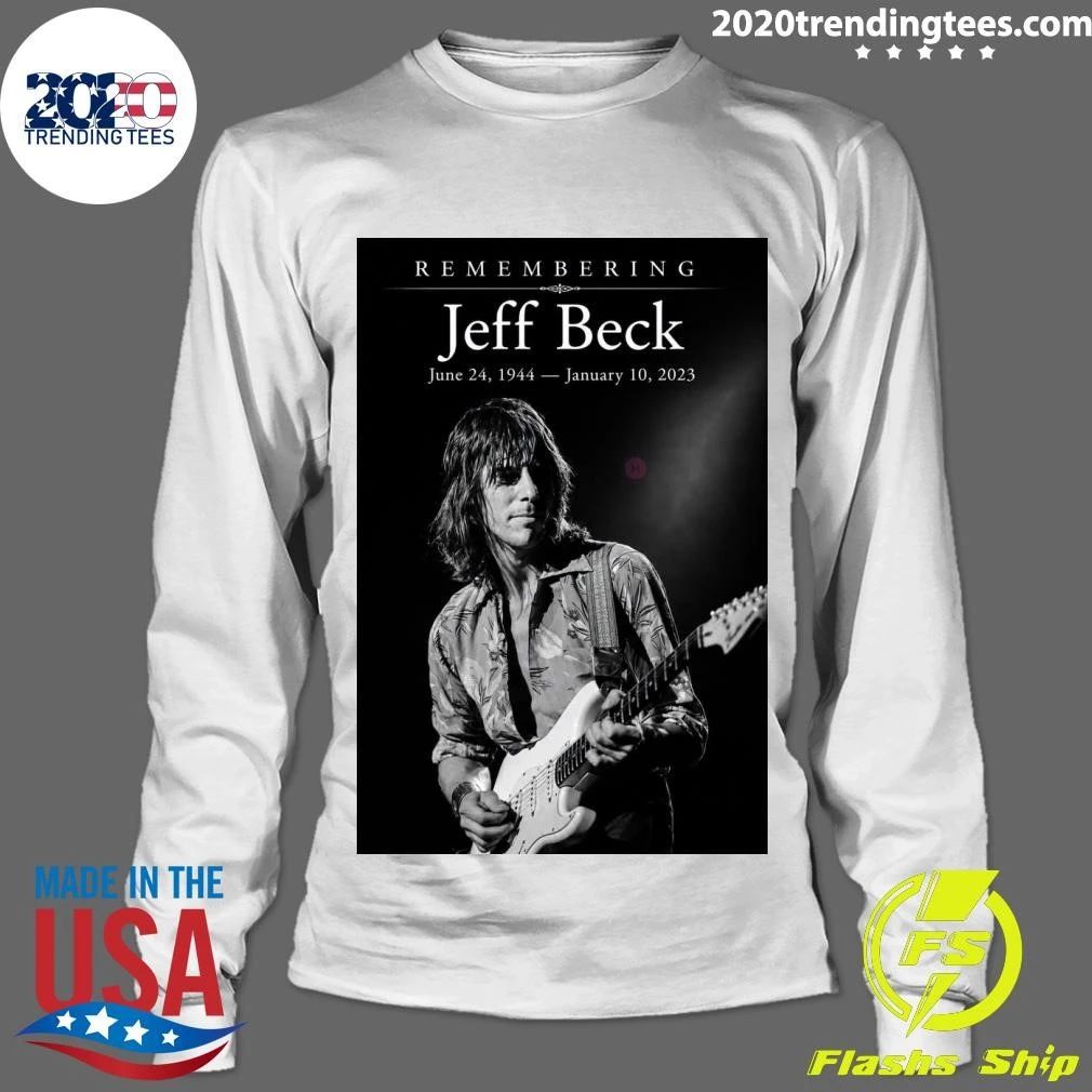 Remembering Jeff Beck June 24, 1944 — January 10, 2023 Shirt