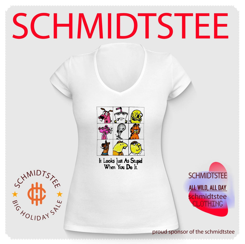 It Looks Just As Stupid When You Do It Anti-Cool Cartoon shirt