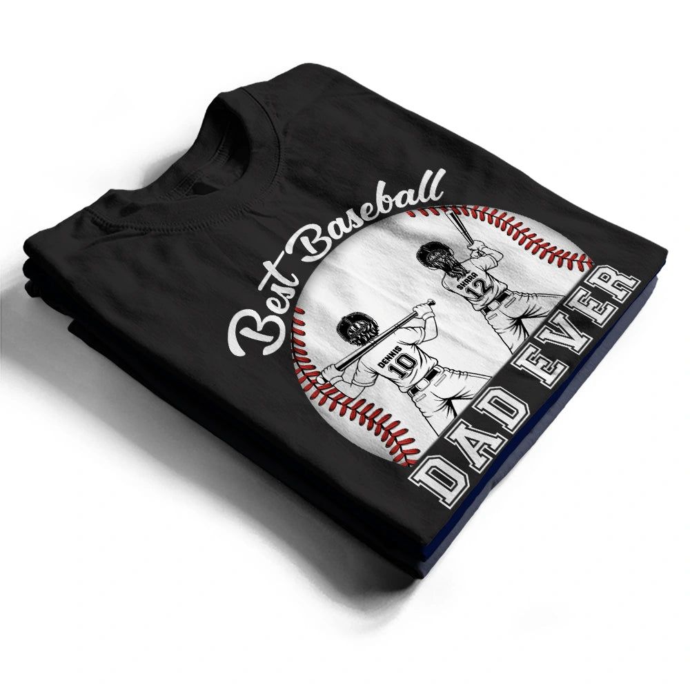 Best Baseball Mom Dad Ever - Personalized T Shirt