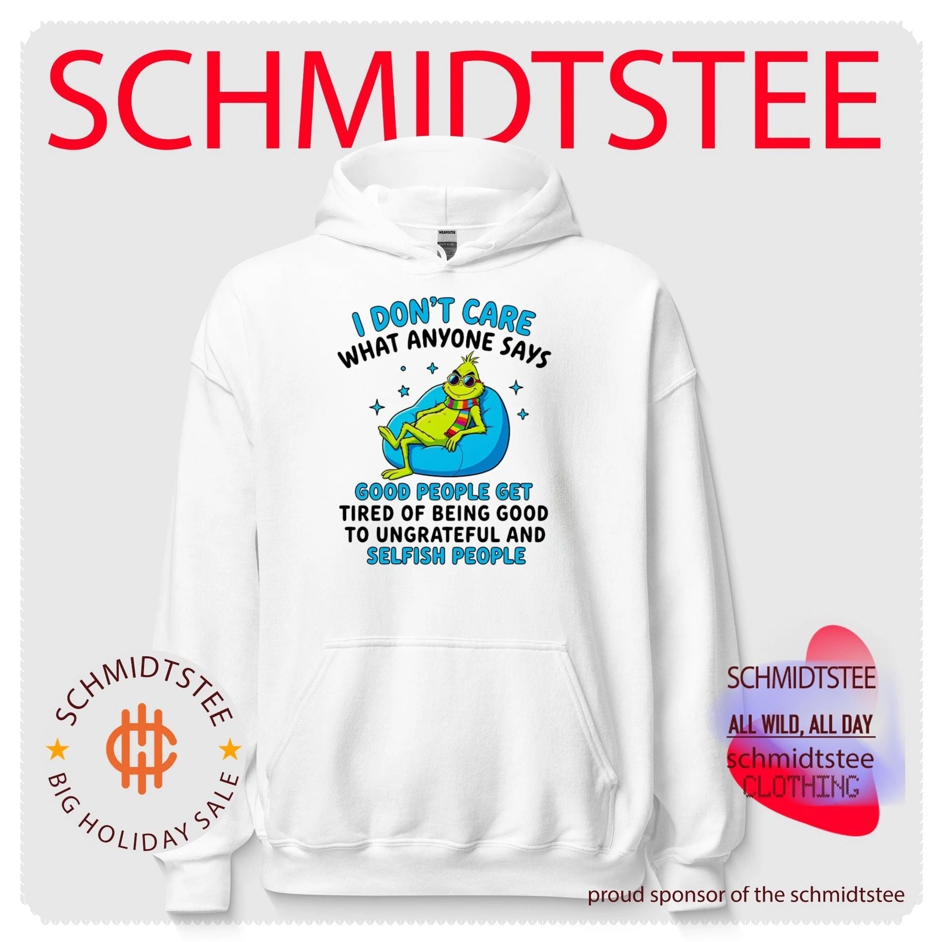 The Grinch I Don’t Care Good People Get Tired of Being Good shirt