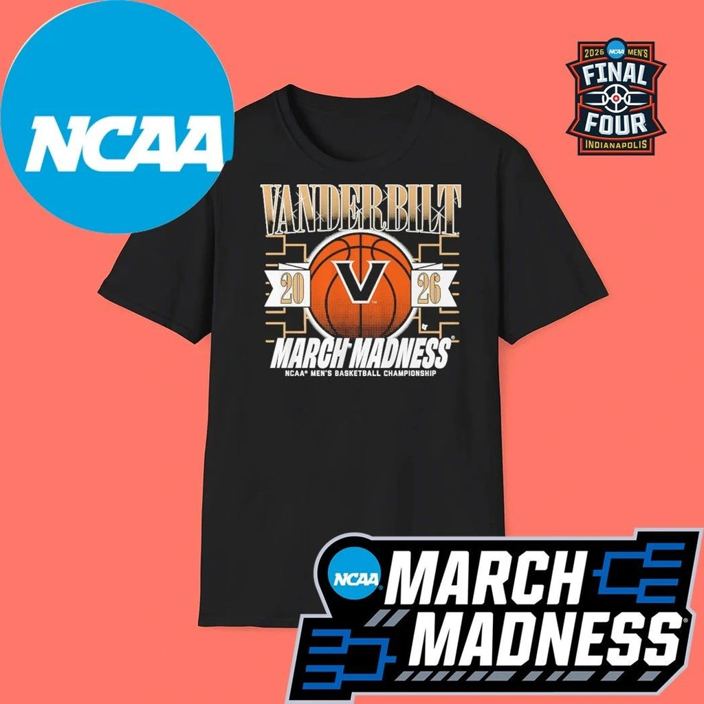 Vanderbilt Commodores MBB 2026 NCAA Women’s Basketball Championship March Madness Logo Shirt