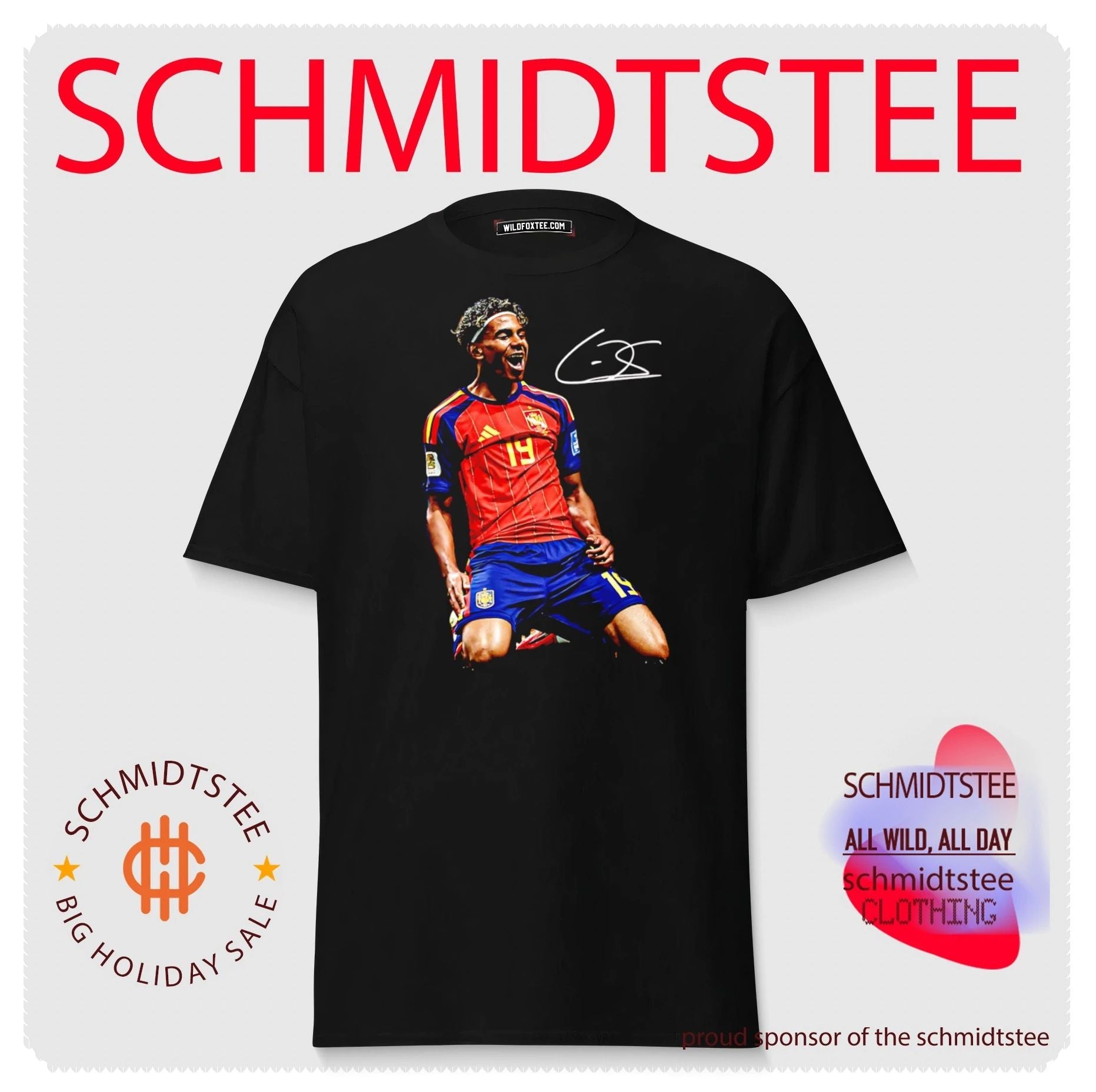 Lamine Yamal Arrived Spain National Team signature shirt