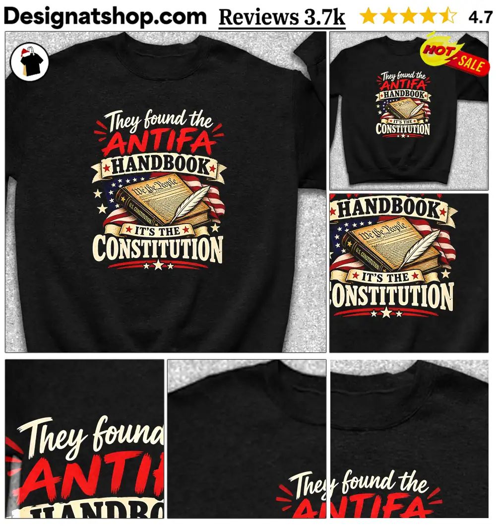 American Constitution Book They Found The Antifa Handbook It’s The Constitution Shirt
