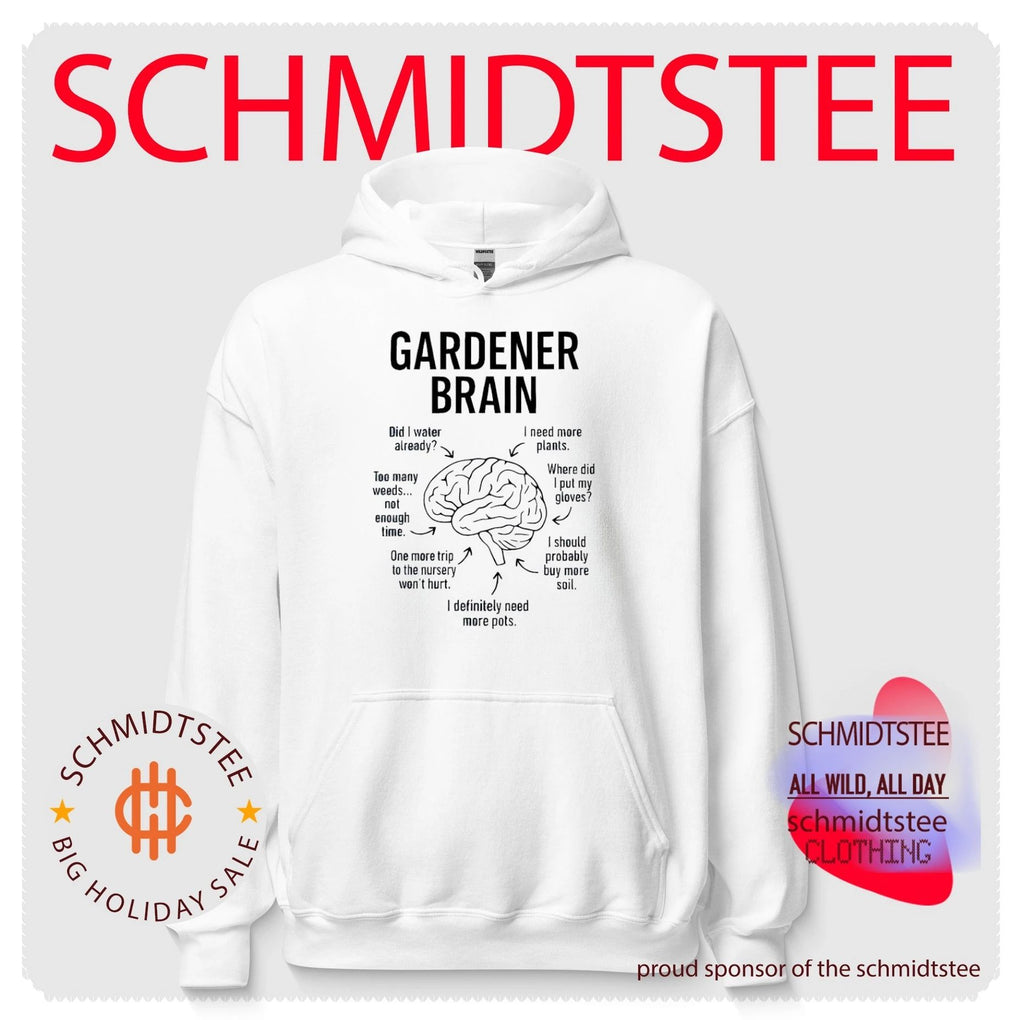 Gardener Brain Funny Gardening Thoughts shirt