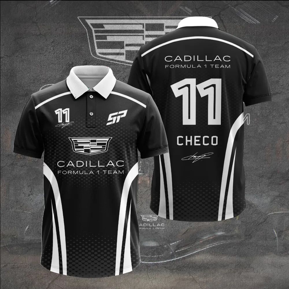 Cadillac Formula 1 Team Checo 11 Polo Shirt
