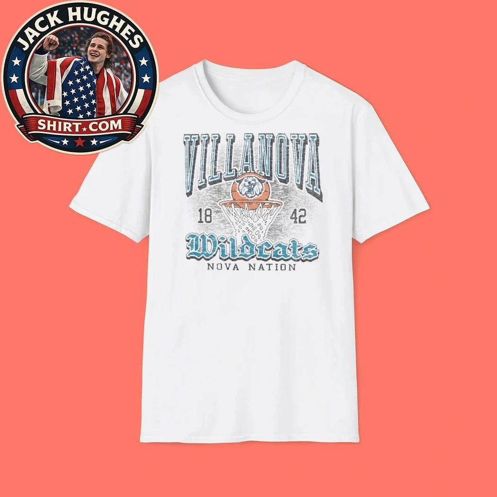 Original Villanova Wildcats Regional Franklin Logo T-Shirt