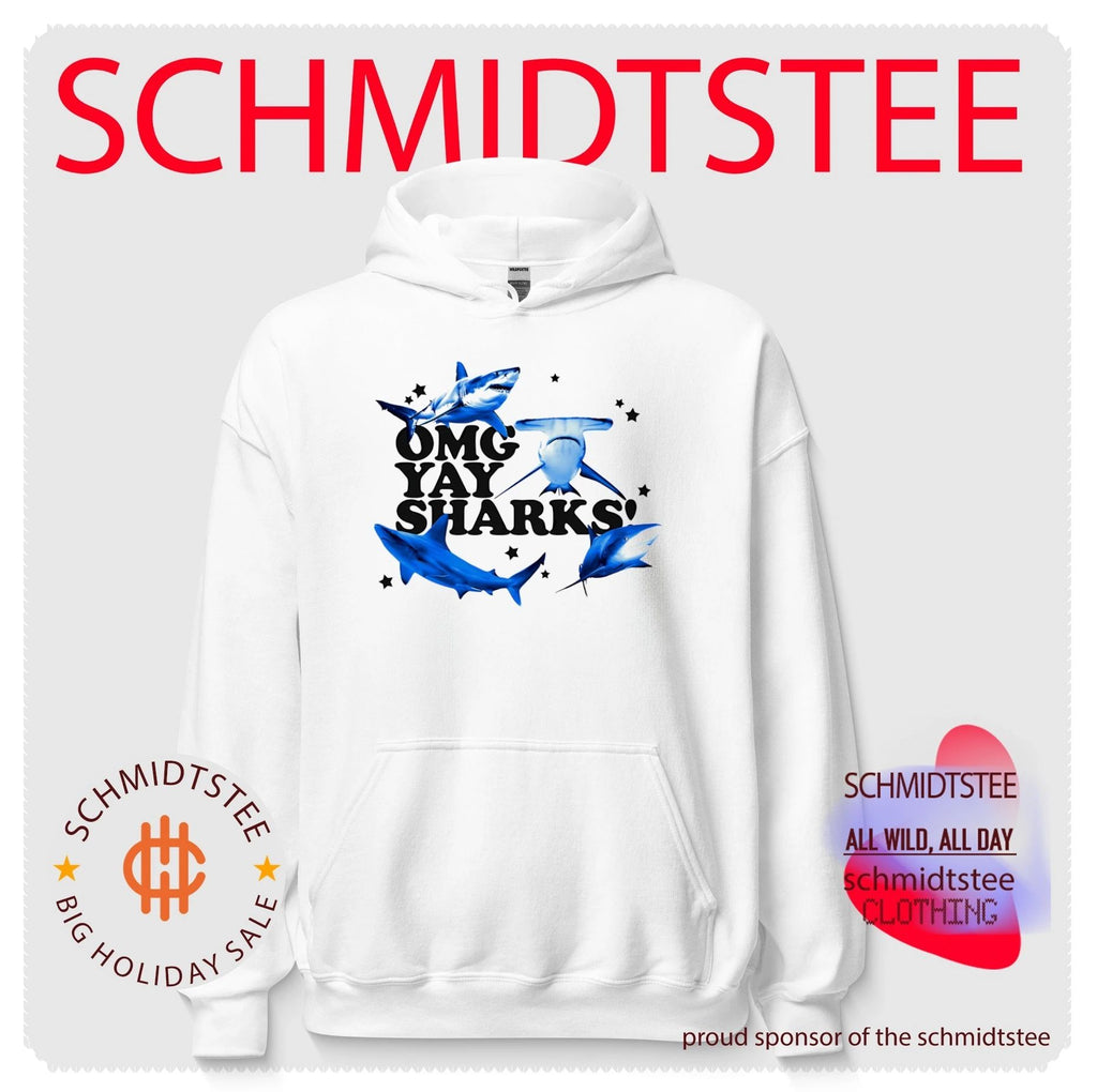 Omg Yay Sharks ocean life marine biology shirt
