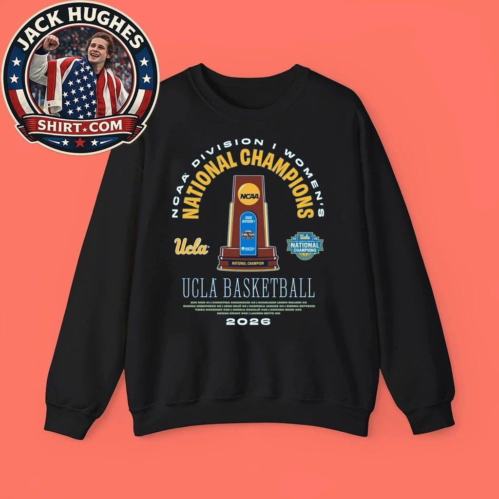 UCLA Bruins Basketball Final Four 2026 NCAA Division I Women’s National Champions Logo Shirt