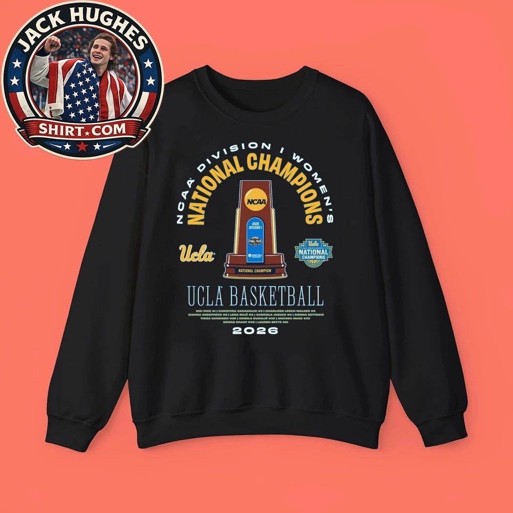 UCLA Bruins Basketball Final Four 2026 NCAA Division I Women’s National Champions Logo Shirt