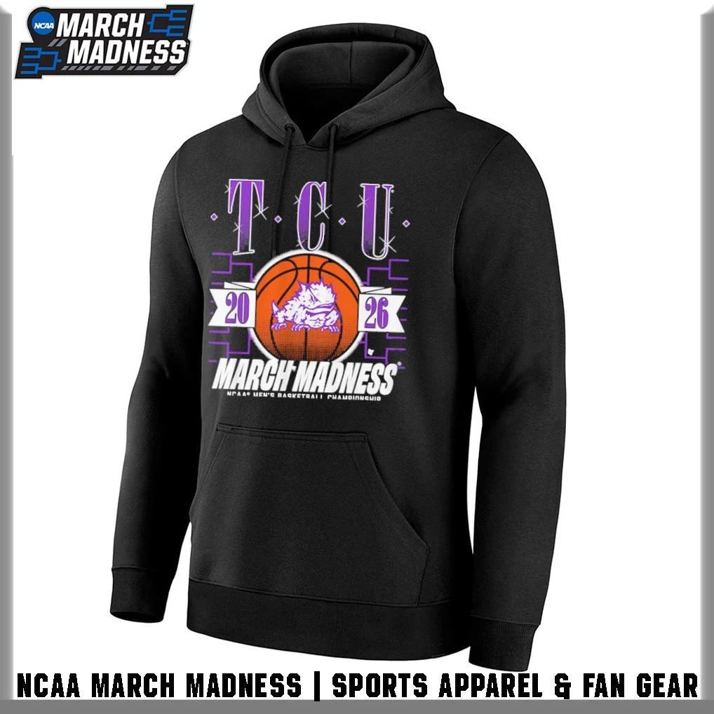 TCU Horned Frogs Men’s Basketball 2026 NCAA Division I Championship March Madness Bound T-Shirt