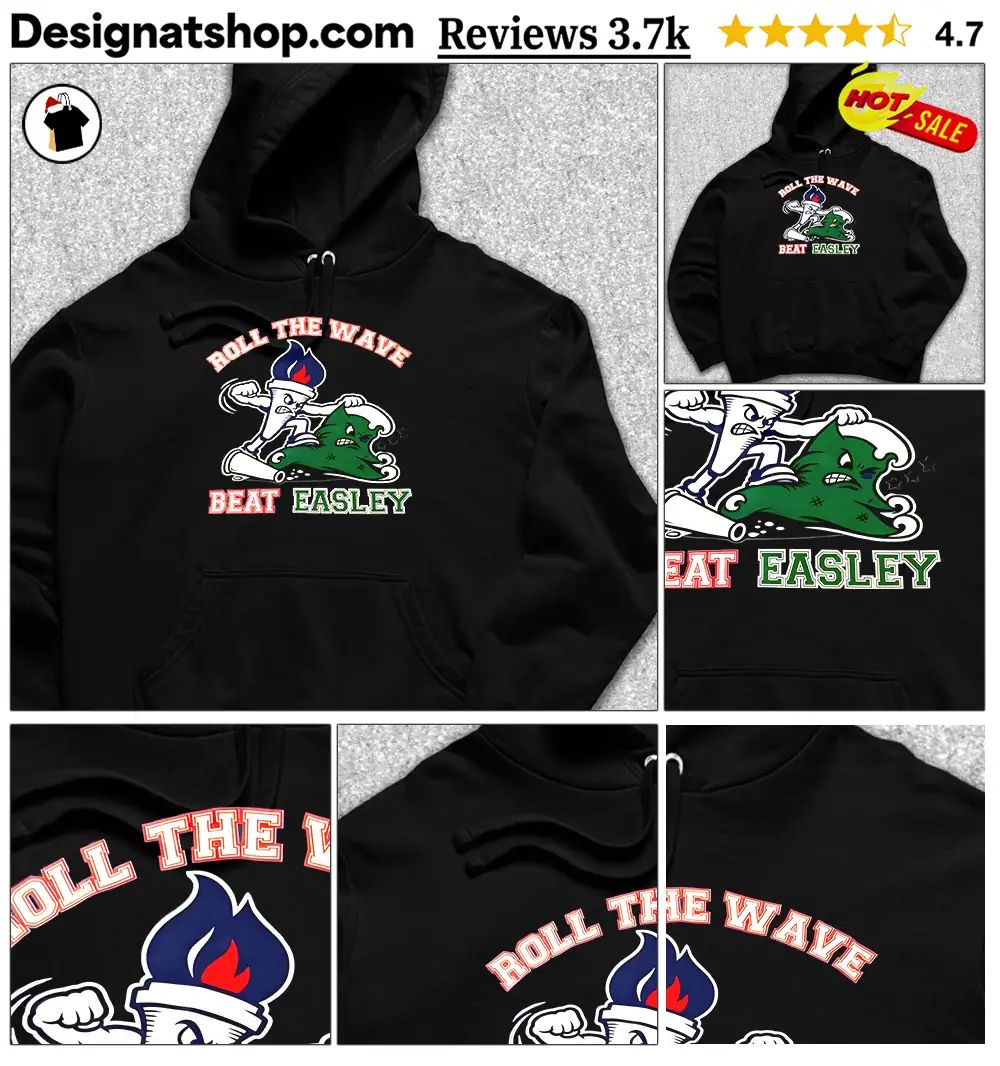 Tulane Green Wave vs. Tulsa Golden Hurricane Roll the Wave Beat Easley mascot team shirt