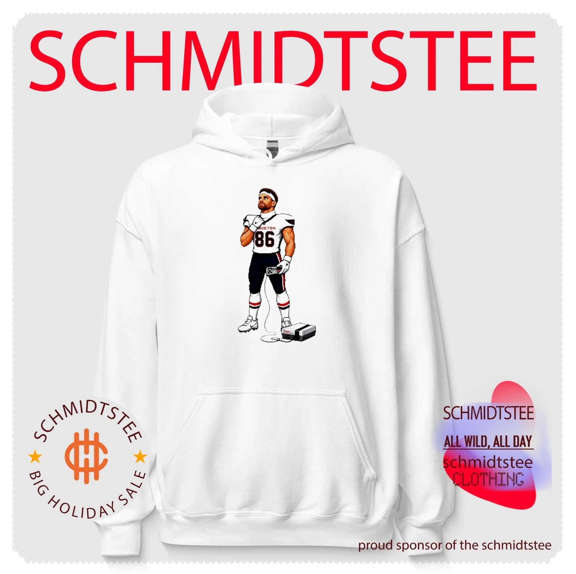 The Gamer Dalton Schultz Houston Texans 8-bit games shirt