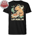 Chill Capybara DJ Retro Aesthetic Shirt
