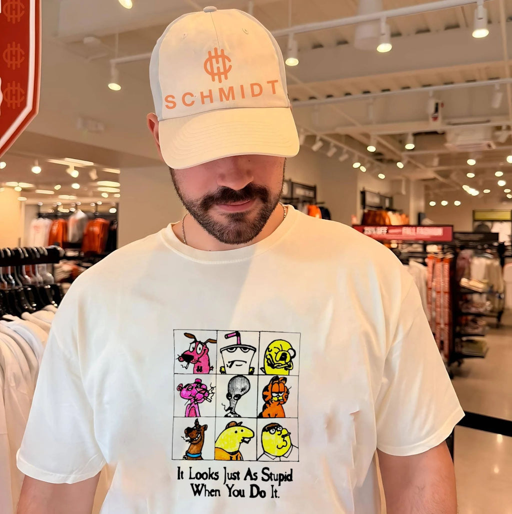 It Looks Just As Stupid When You Do It Anti-Cool Cartoon shirt