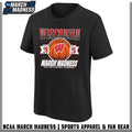 Wisconsin Badgers Men’s Basketball 2026 NCAA Division I Championship March Madness Bound T-Shirt