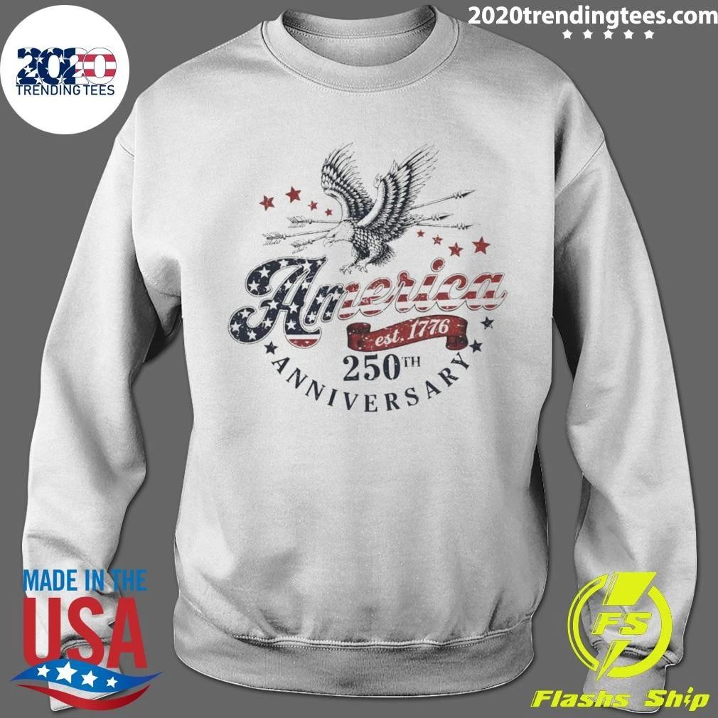 Eagle America 250th Anniversary 1776 2026 Usa Independence Day Shirt