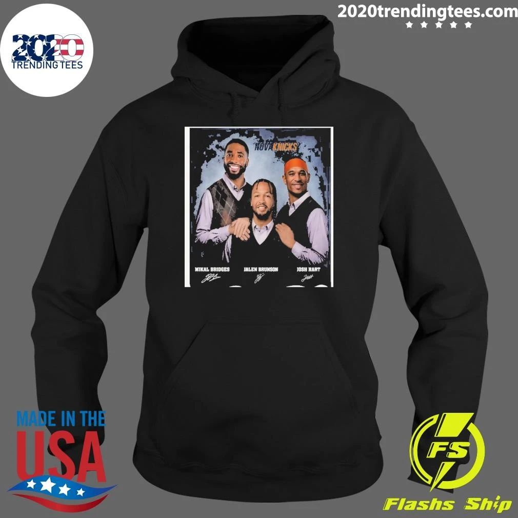 Novaknicks Mikal Bridges Jalen Brunson Josh Hart Knicks Step Brothers Shirt