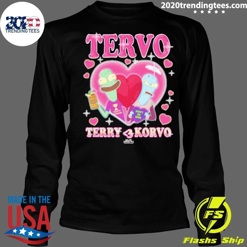 Solar Opposites Tervo Heartthrob Terry and Korvo Shirt