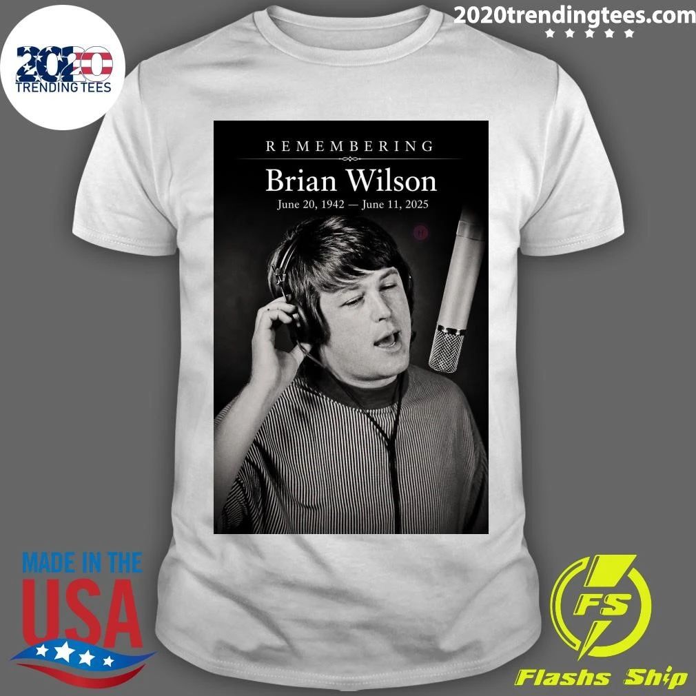 Remembering Brian Wilson June 20, 1942 — June 11, 2025 Shirt