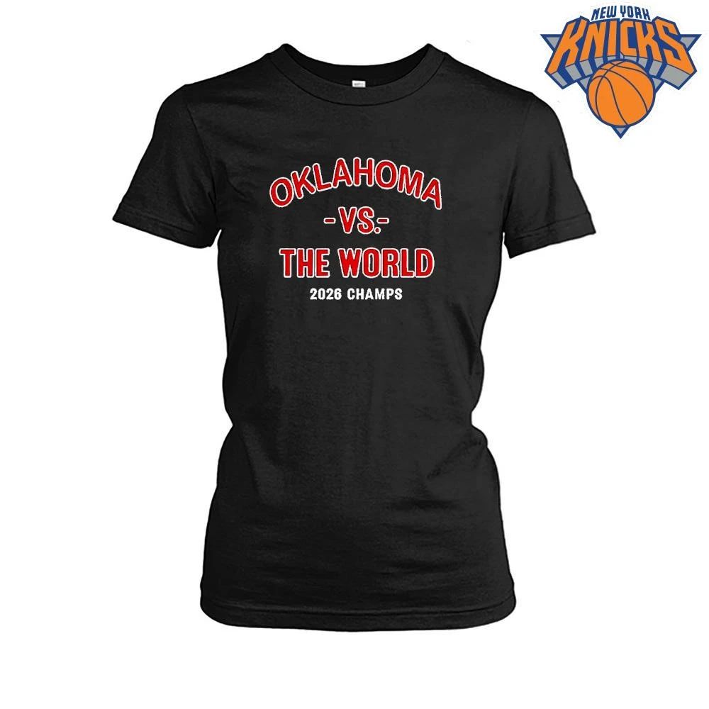 Oklahoma Sooners Baseball Oklahoma Vs The World 2026 Champions Shirt